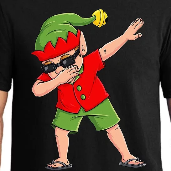 Dabbing Elf Christmas In July Summer Xmas Dab Pajama Set