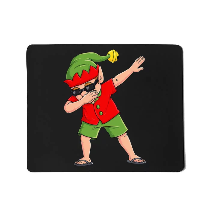 Dabbing Elf Christmas In July Summer Xmas Dab Mousepad