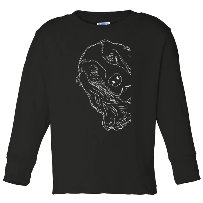 Dog English Cocker Spaniel Funny pet lover Toddler Long Sleeve Shirt