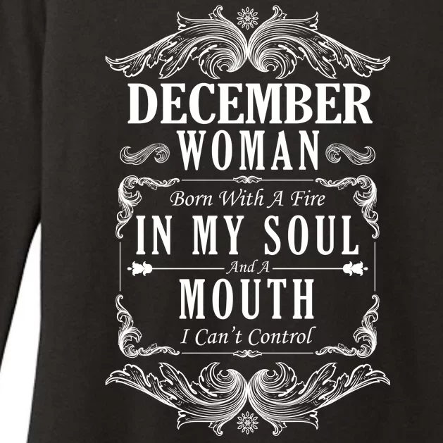 December Woman Funny Birthday Womens CVC Long Sleeve Shirt