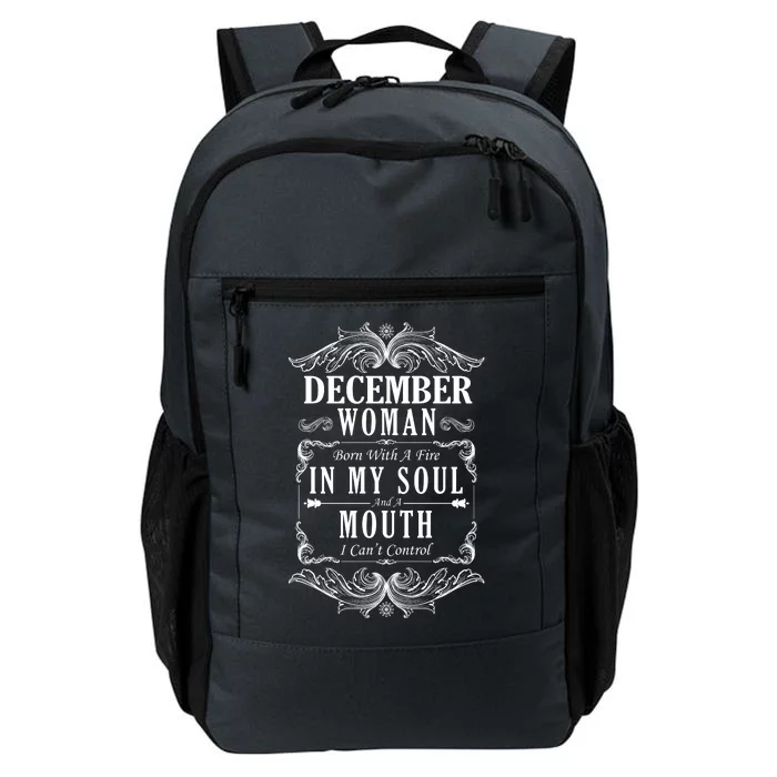 December Woman Funny Birthday Daily Commute Backpack