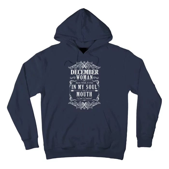 December Woman Funny Birthday Tall Hoodie