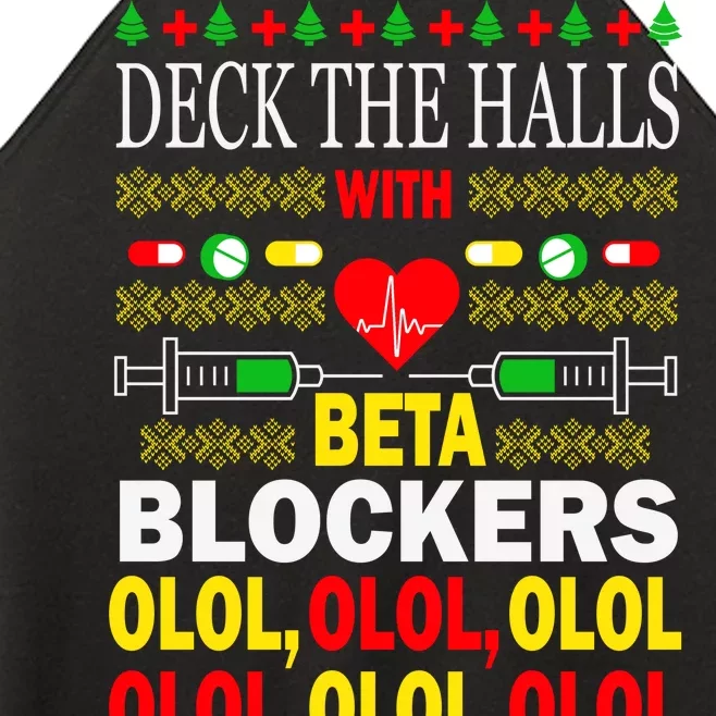 Deck The Halls With Beta Blockers Olol Women’s Perfect Tri Rocker Tank