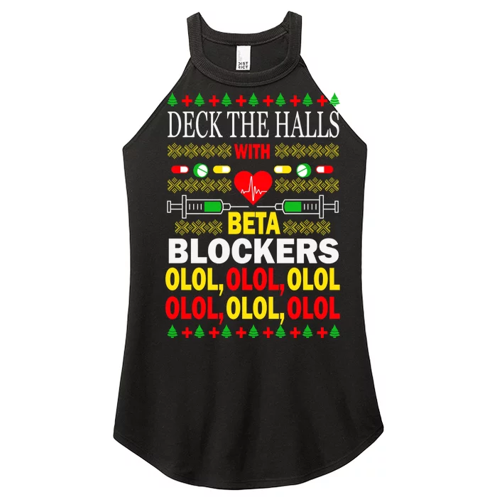 Deck The Halls With Beta Blockers Olol Women’s Perfect Tri Rocker Tank