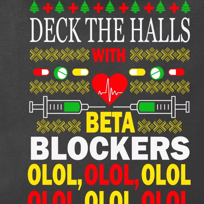 Deck The Halls With Beta Blockers Olol Zip Tote Bag