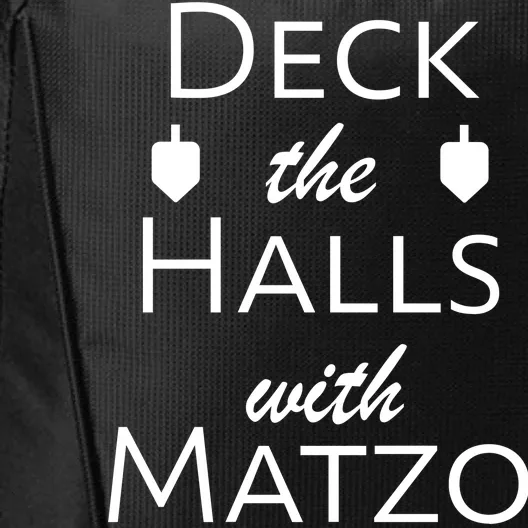 Deck The Halls With Matzo Balls City Backpack