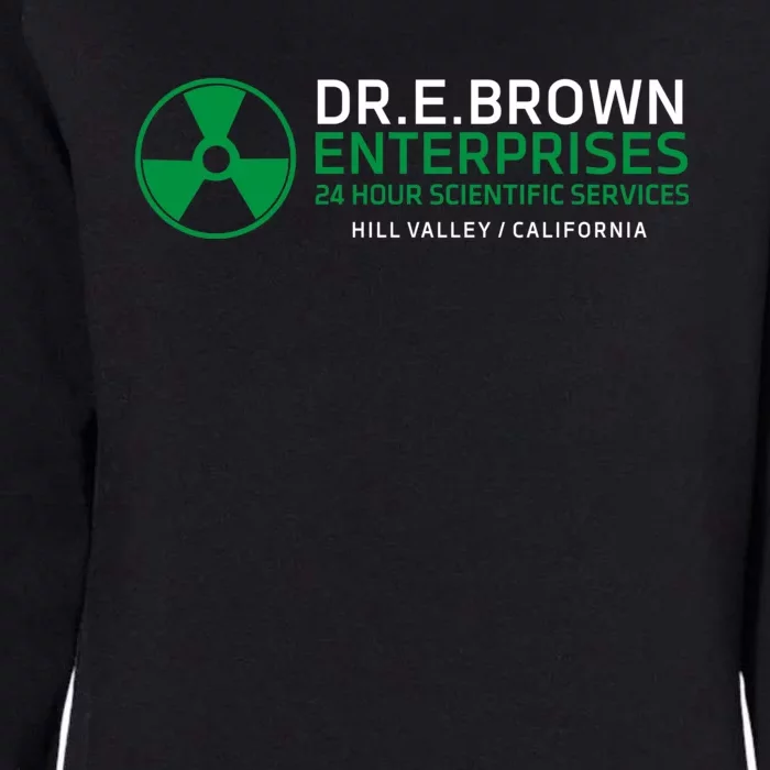 Dr Emmett Doc Brown Enterprises Womens California Wash Sweatshirt