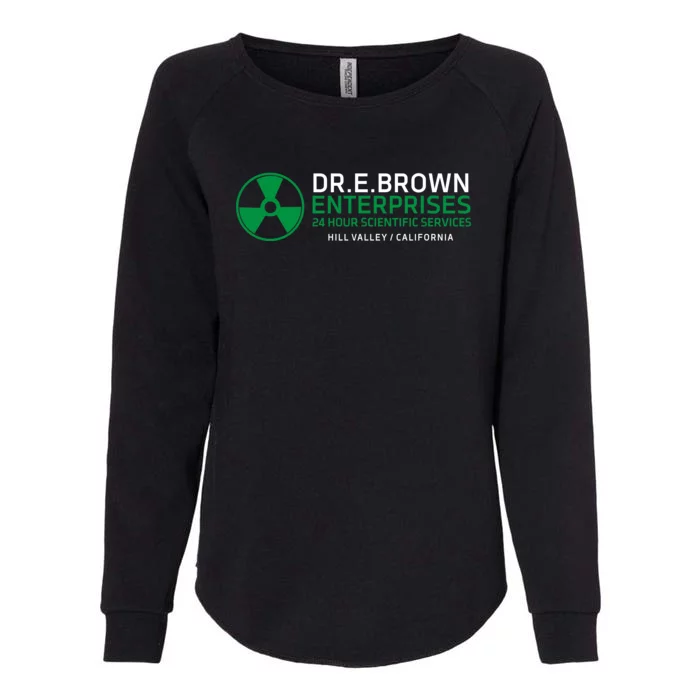 Dr Emmett Doc Brown Enterprises Womens California Wash Sweatshirt