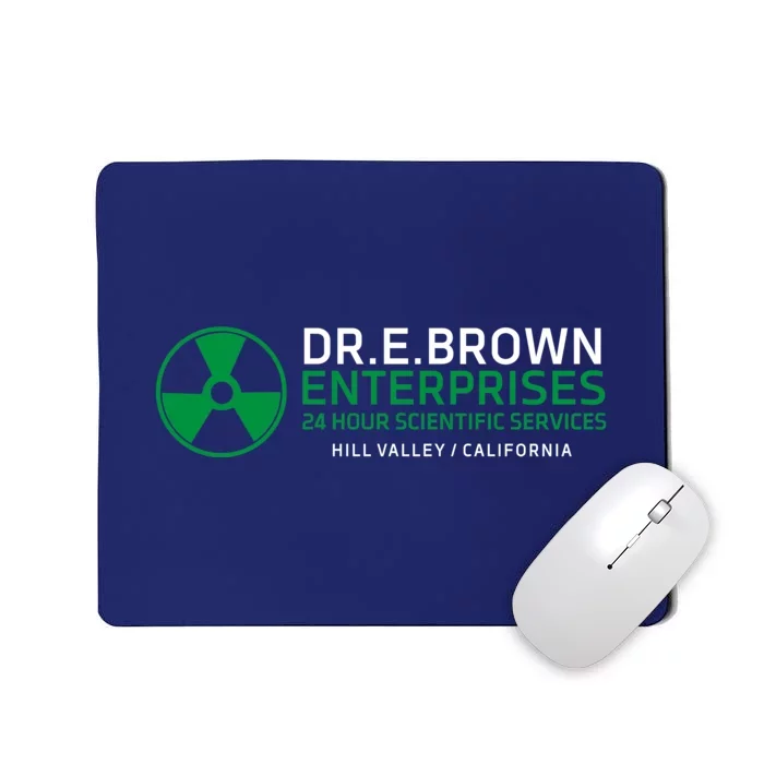 Dr Emmett Doc Brown Enterprises Mousepad