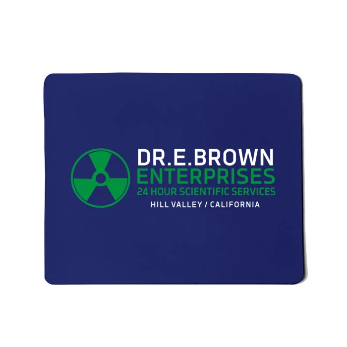 Dr Emmett Doc Brown Enterprises Mousepad