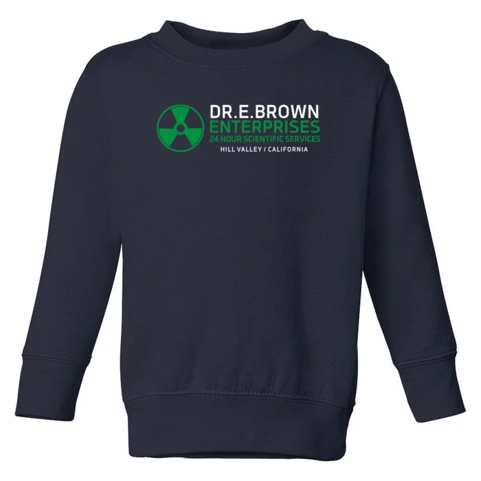 Dr Emmett Doc Brown Enterprises Toddler Sweatshirt