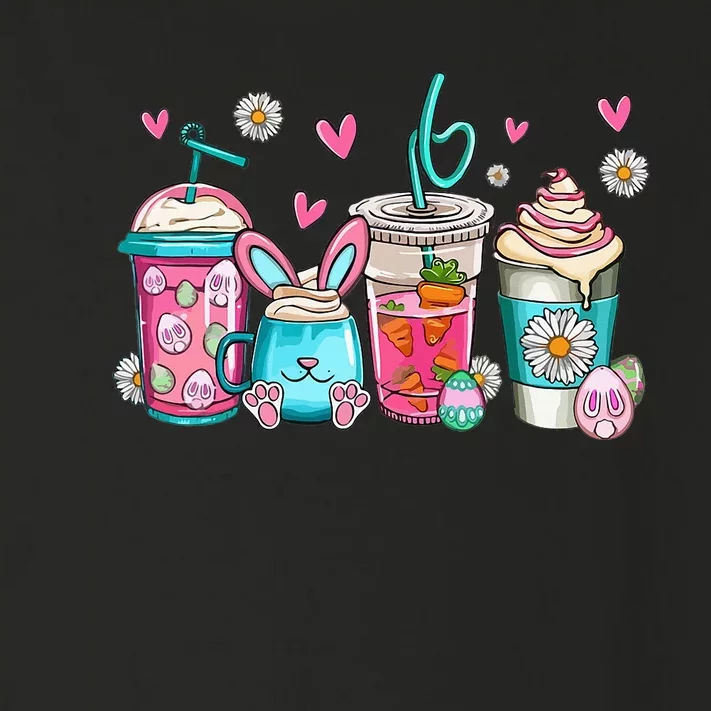 Drinks Easter Daisy Cute Bunny Toddler Long Sleeve Shirt