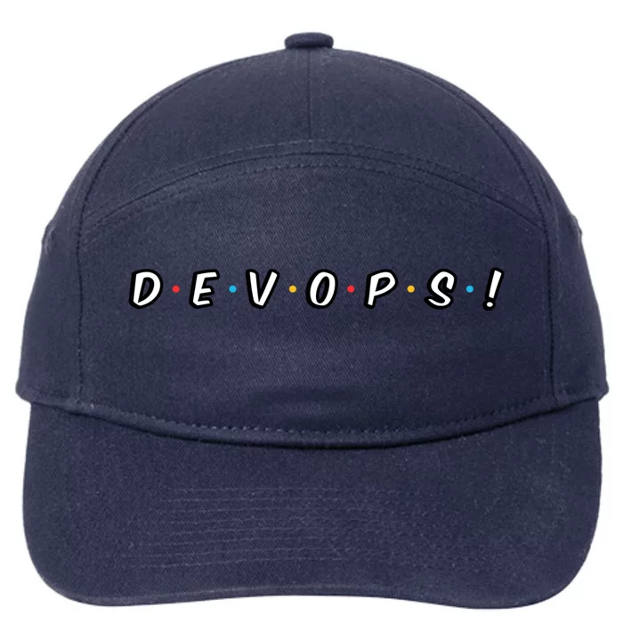 Devops Engineering Developt Engineer Cool Gift 7-Panel Snapback Hat