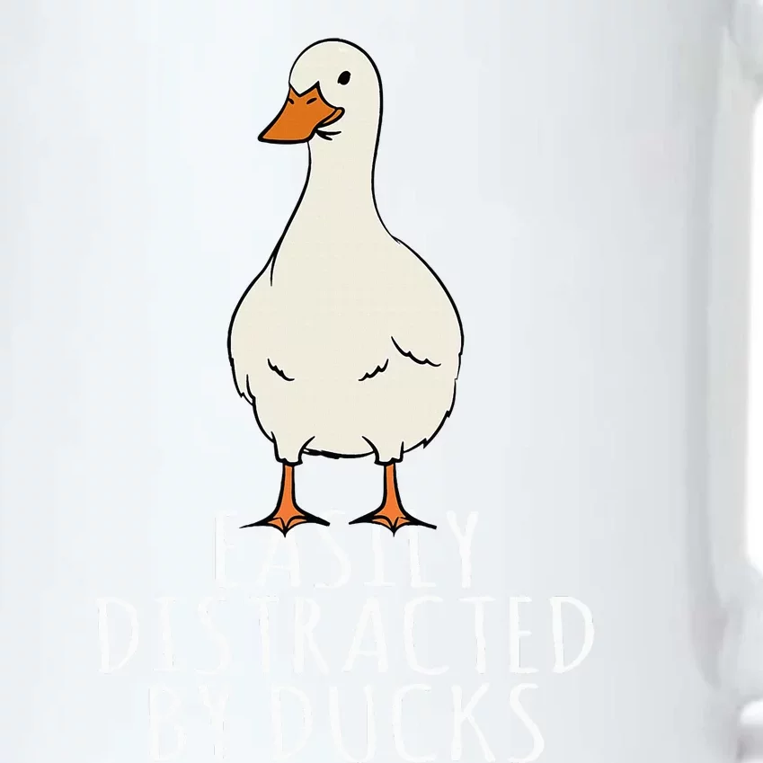 Duck Easily Distracted By Ducks Black Color Changing Mug