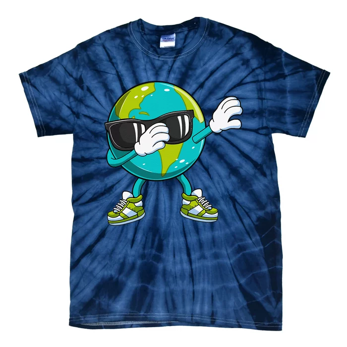 Dabbing Earth Day Dab Dance Gift Tie-Dye T-Shirt