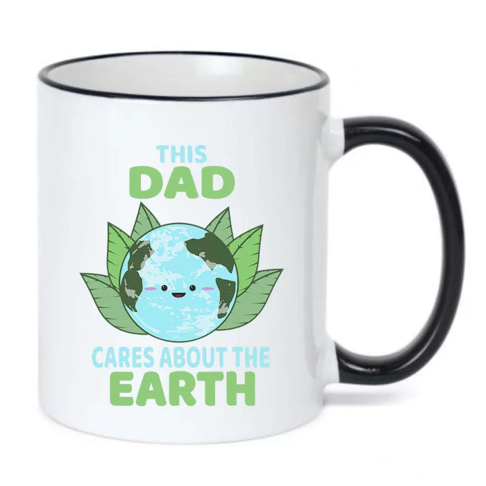 Dad Earth Day Environmental Awareness Black Color Changing Mug