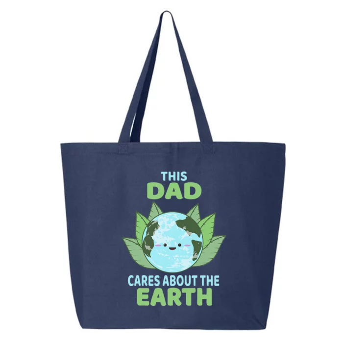 Dad Earth Day Environmental Awareness 25L Jumbo Tote