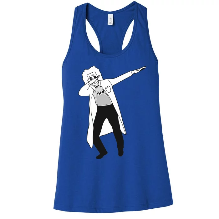 Dabbing Einstein Women's Racerback Tank