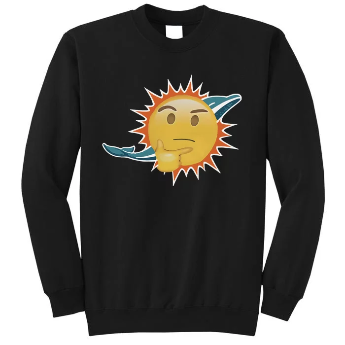 Dolphins Emoji Tall Sweatshirt