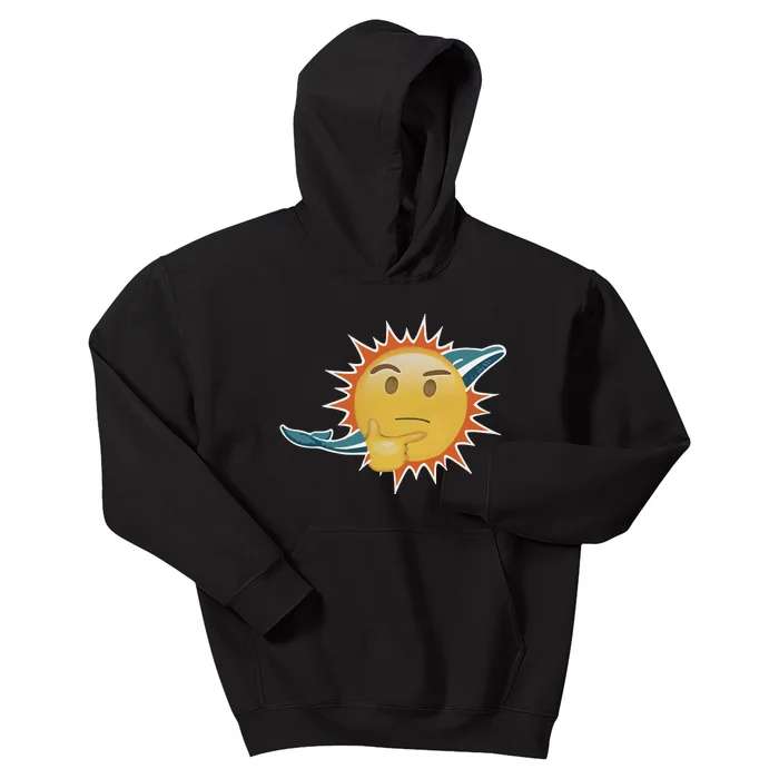 Dolphins Emoji Kids Hoodie