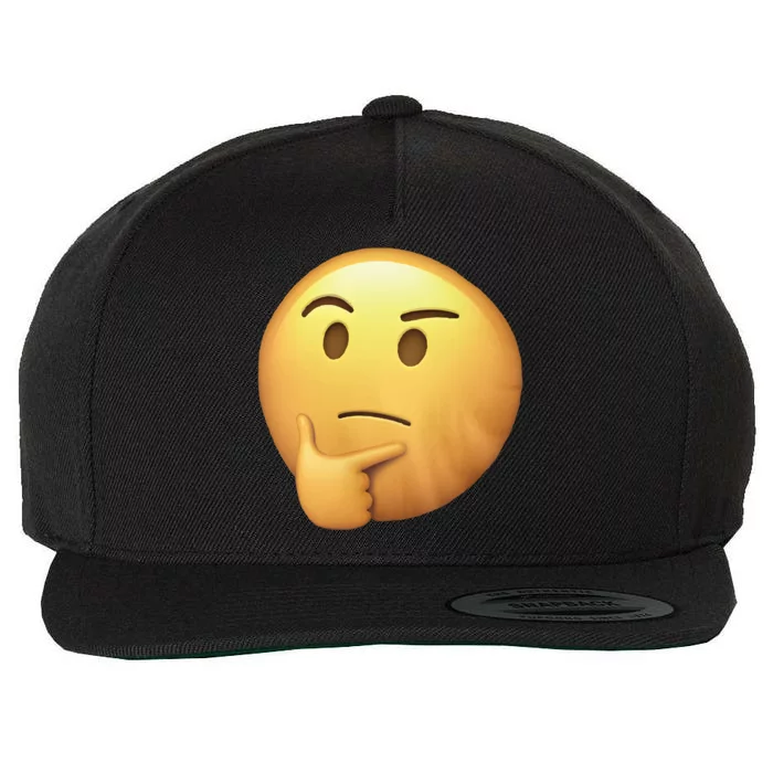 Dolphins Emoji Wool Snapback Cap