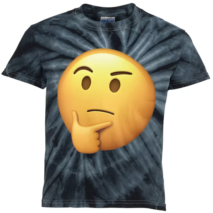 Dolphins Emoji Kids Tie-Dye T-Shirt