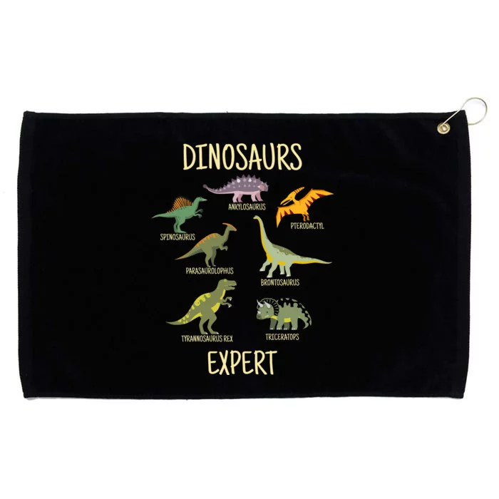 DINOSAURS EXPERT Grommeted Golf Towel