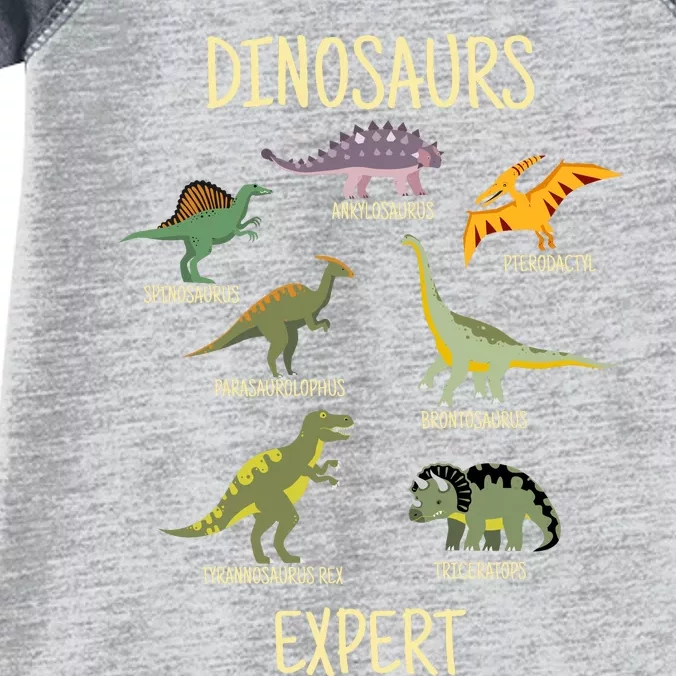 DINOSAURS EXPERT Infant Baby Jersey Bodysuit