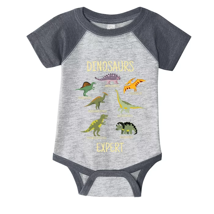 DINOSAURS EXPERT Infant Baby Jersey Bodysuit