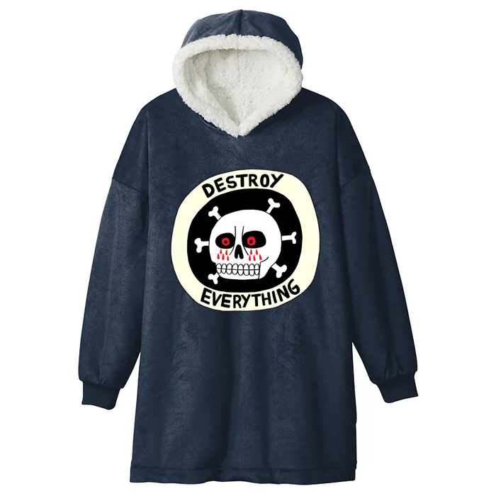 Destroy Everything Hooded Wearable Blanket