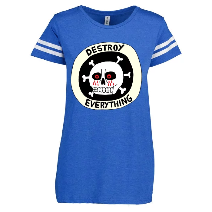 Destroy Everything Enza Ladies Jersey Football T-Shirt