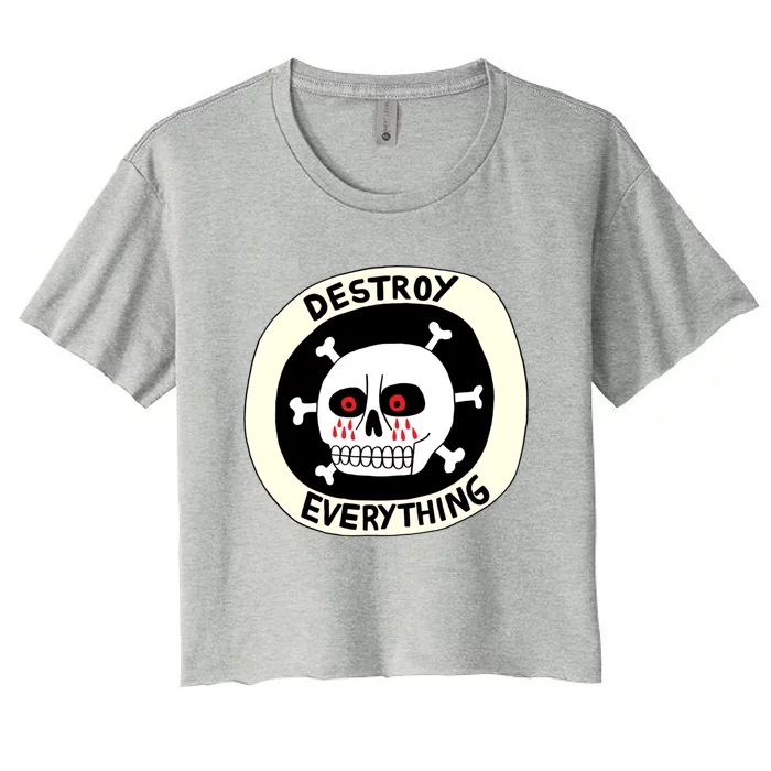 Destroy Everything Women's Crop Top Tee