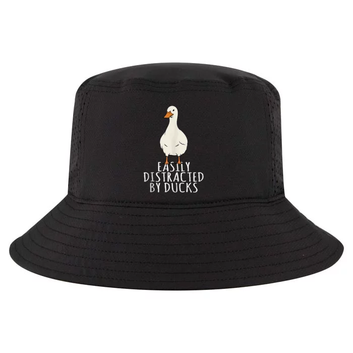 Duck Easily Distracted By Ducks Cool Comfort Performance Bucket Hat