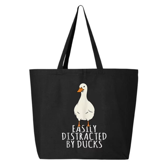 Duck Easily Distracted By Ducks 25L Jumbo Tote