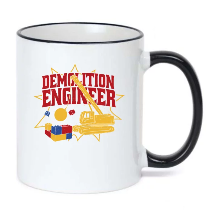 Demolition Engineer Black Color Changing Mug