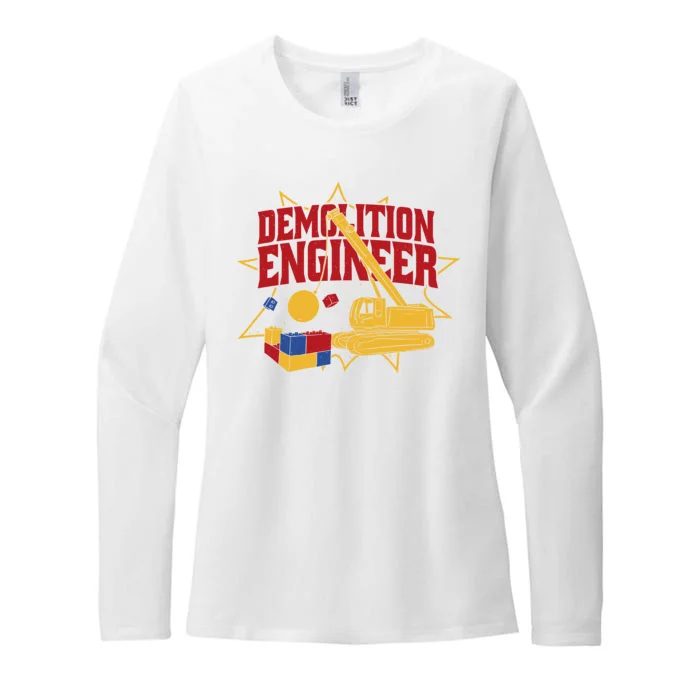 Demolition Engineer Womens CVC Long Sleeve Shirt