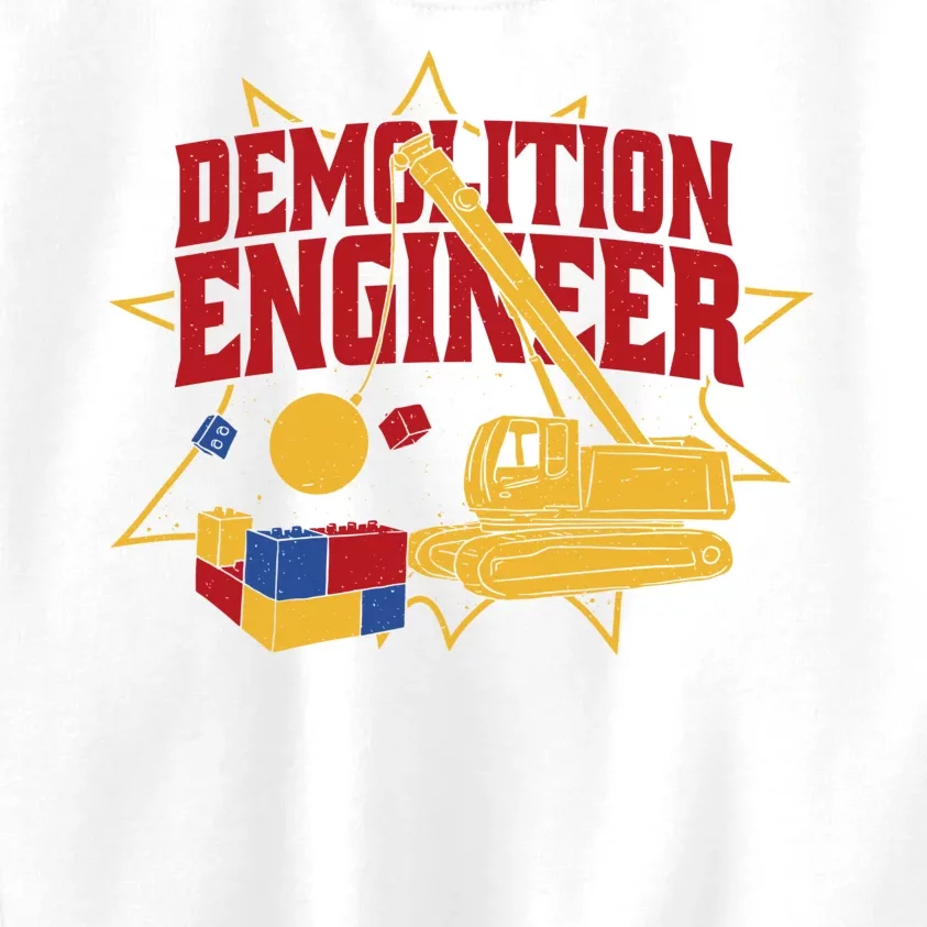 Demolition Engineer Kids Sweatshirt