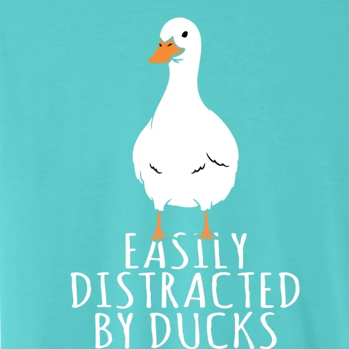 Duck Easily Distracted By Ducks ChromaSoft Performance T-Shirt