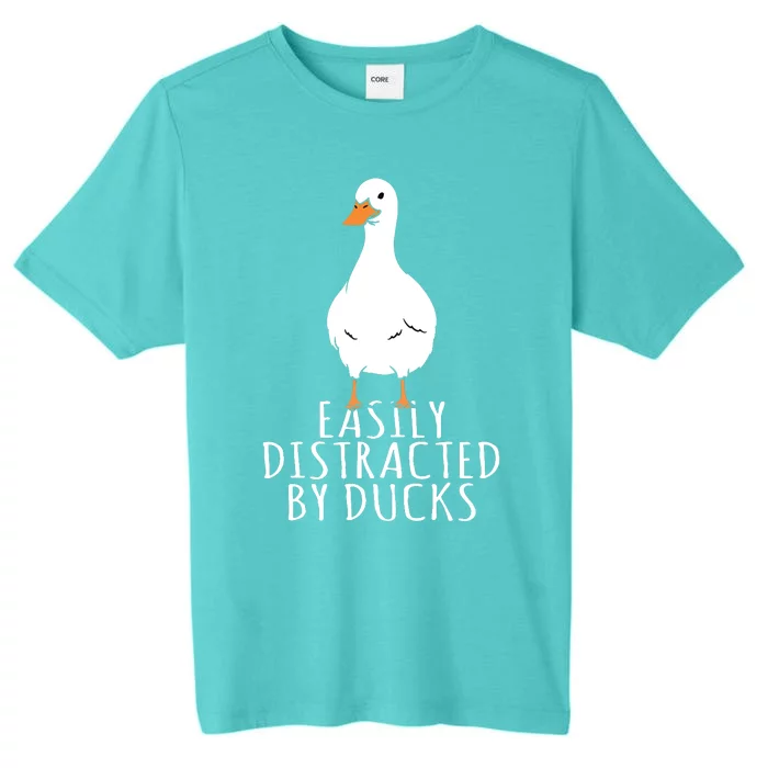 Duck Easily Distracted By Ducks ChromaSoft Performance T-Shirt