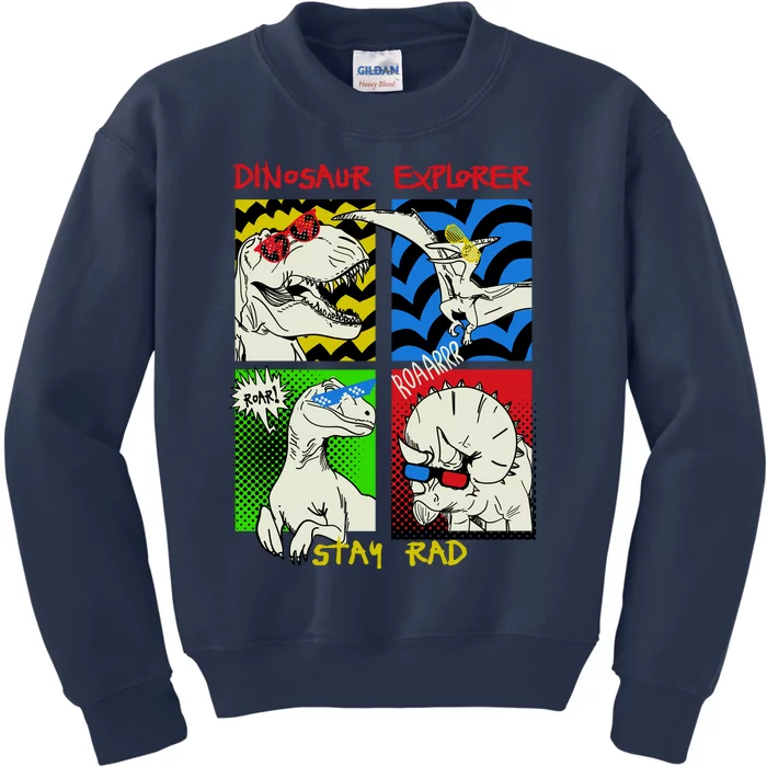 Dinosaur Explorer Kids Sweatshirt