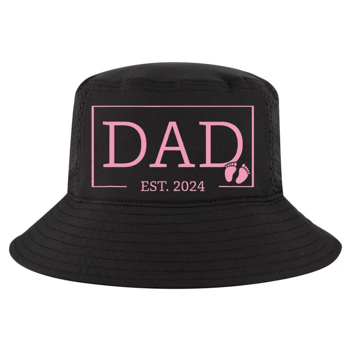 Dad Established Est 2024  Newborn Gifts Daddy Father Cool Comfort Performance Bucket Hat