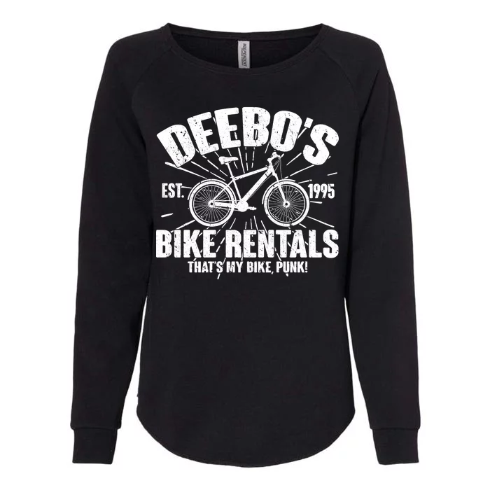 Deebo's Bike Rental Womens California Wash Sweatshirt