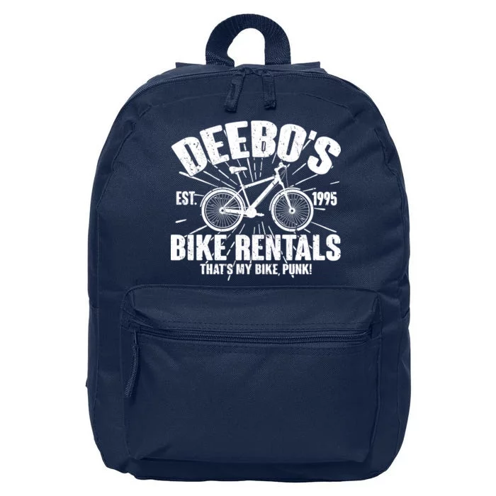 Deebo's Bike Rental 16 in Basic Backpack