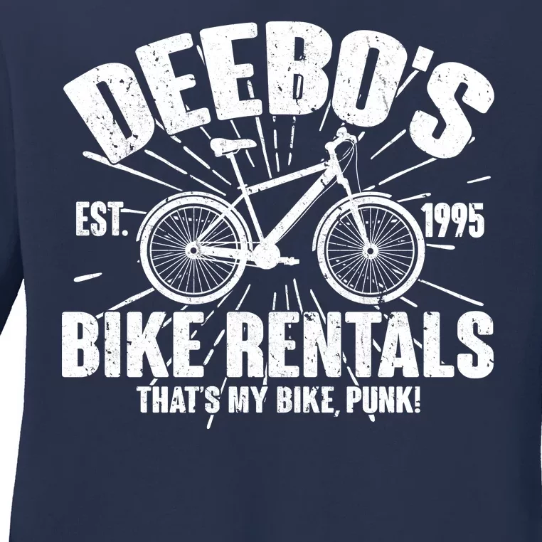 Deebo's Bike Rental Ladies Long Sleeve Shirt