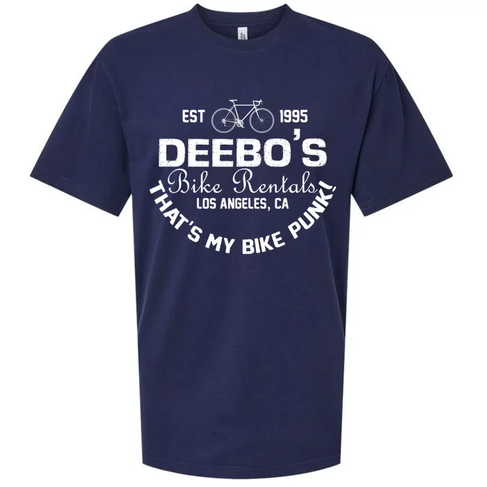 Deebos Bike Rental Retro Sueded Cloud Jersey T-Shirt