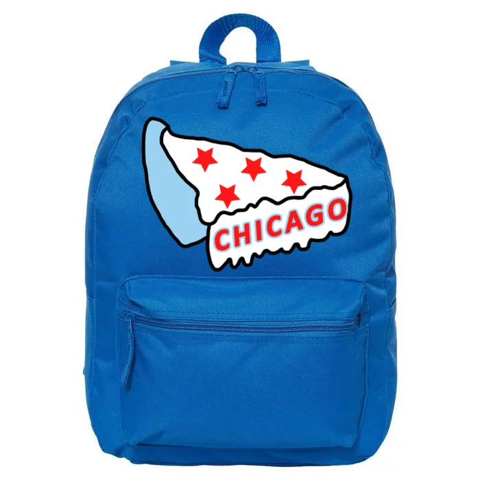 Deep Dish Chicago Pizza Flag 16 in Basic Backpack