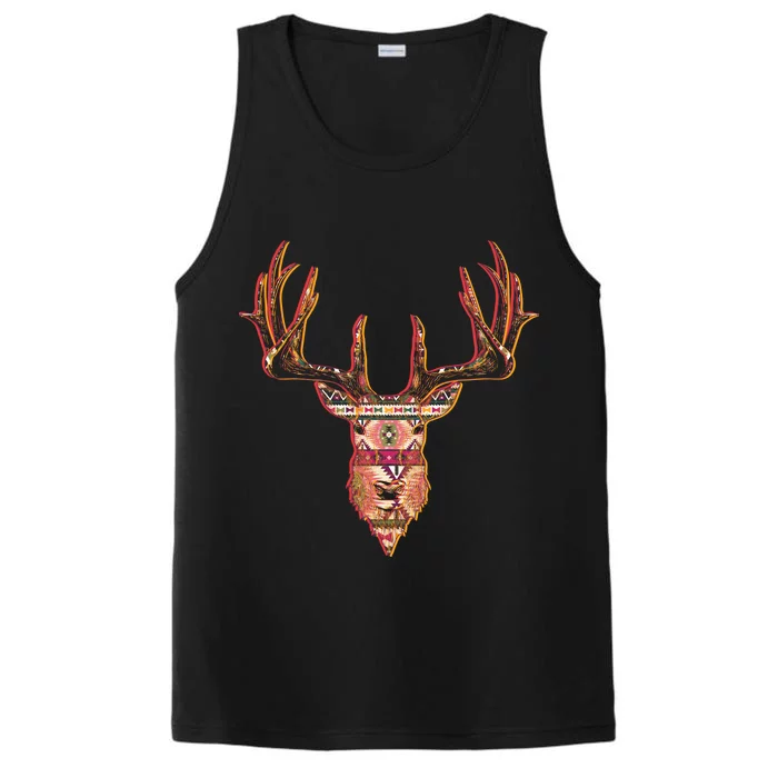 Deer Antlers Wilderness Pattern Performance Tank