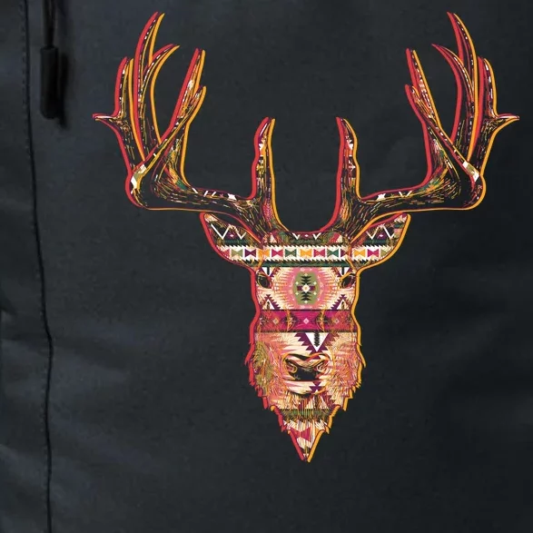 Deer Antlers Wilderness Pattern Daily Commute Backpack