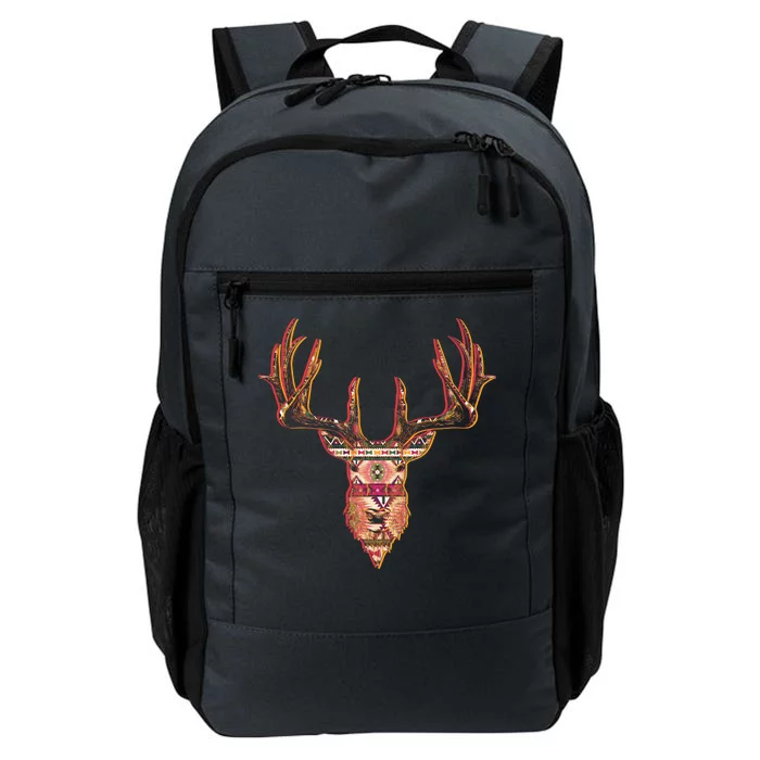 Deer Antlers Wilderness Pattern Daily Commute Backpack