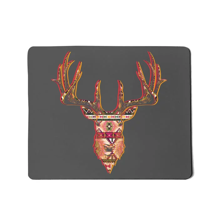 Deer Antlers Wilderness Pattern Mousepad